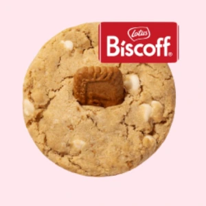 Biscoff white cookie