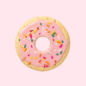 Pink Doughnout Cookie